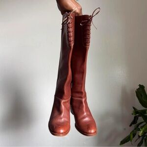 Wild Pair Chestnut Lace-Up Boots